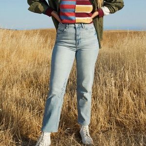 American Eagle Mom Straight Jeans